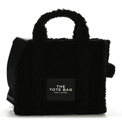 Marc Jacobs Polyester Cotton Medium The Teddy Traveler Tote Bag Black 1 of 9