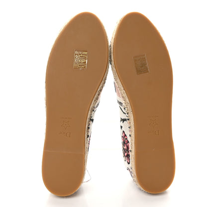 Christian Dior Embroidered Mille Fleurs Granville Espadrille 40 Multicolor 6 of 10