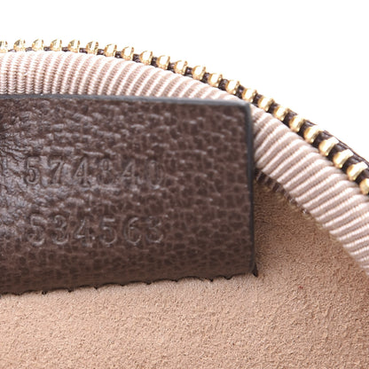 Gucci GG Supreme Monogram Web Ophidia Round Coin Purse Beige New Acero 7 of 7
