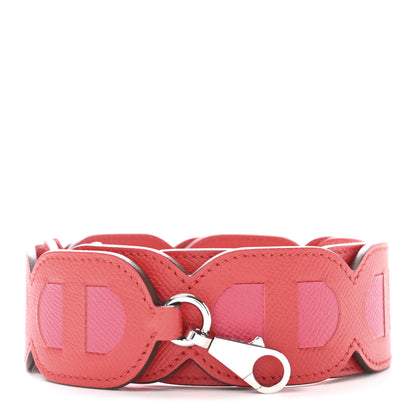 Hermes Epsom Maillons Shoulder Strap Rouge De Coeur Rose Extreme 1 of 6