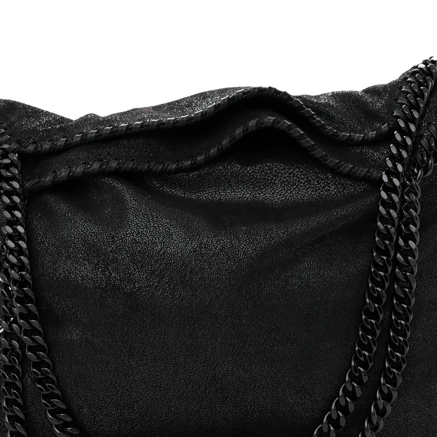 Shaggy Deer Small Falabella Tote Black