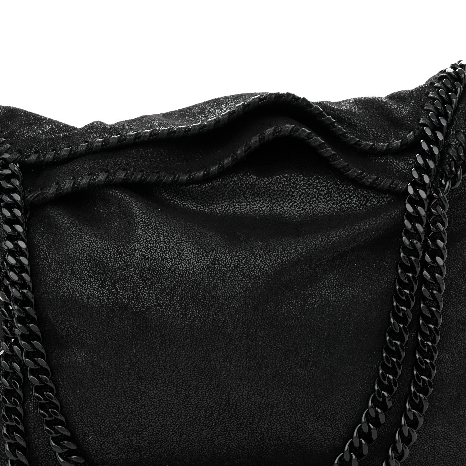 Stella McCartney Shaggy Deer Small Falabella Tote Black 7 of 9
