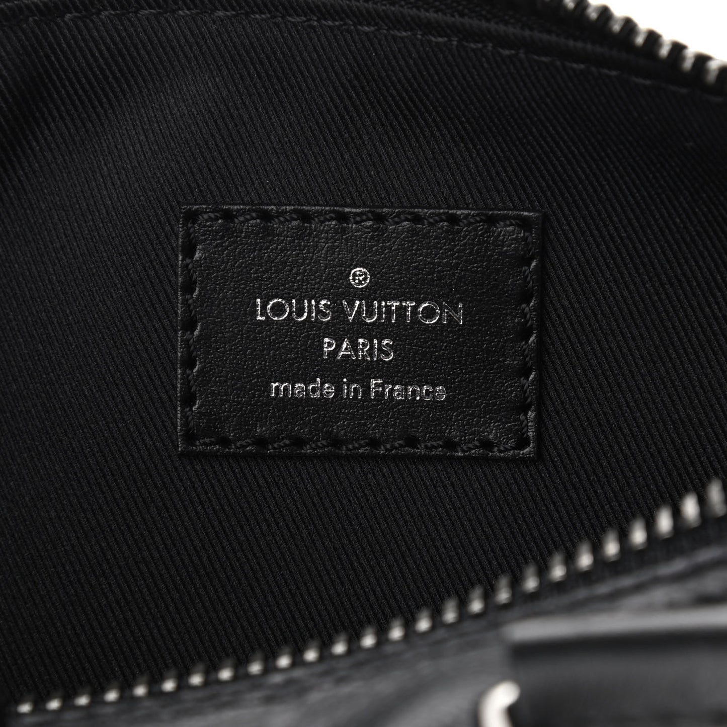 Reverse Monogram Eclipse Keepall XS Black