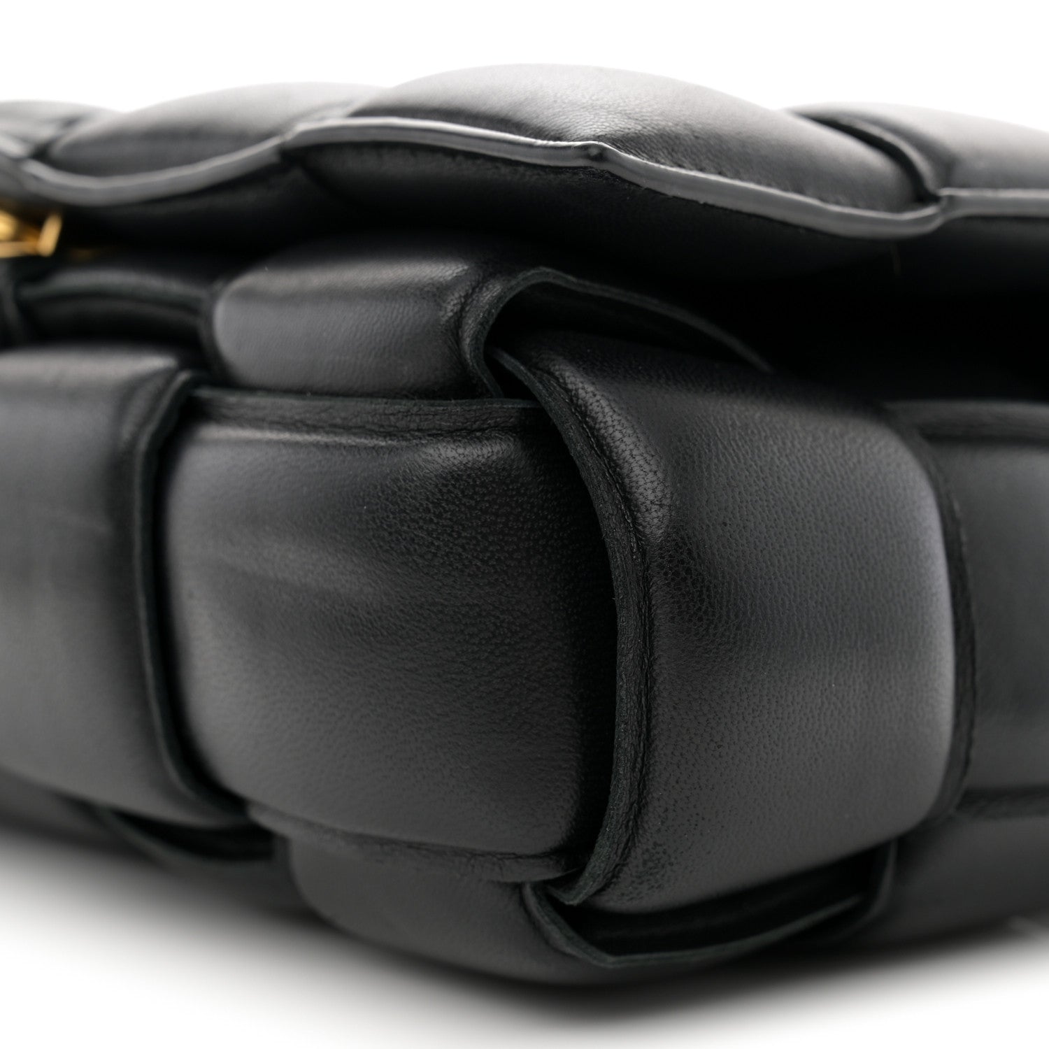 Bottega Veneta Nappa Maxi Intreccio Padded Cassette Crossbody Bag Black 10 of 13