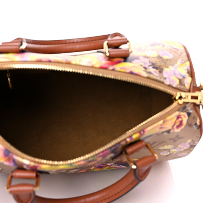 Louis Vuitton Metallic Monogram LV Garden Speedy Bandouliere 25 Gold 5 of 8