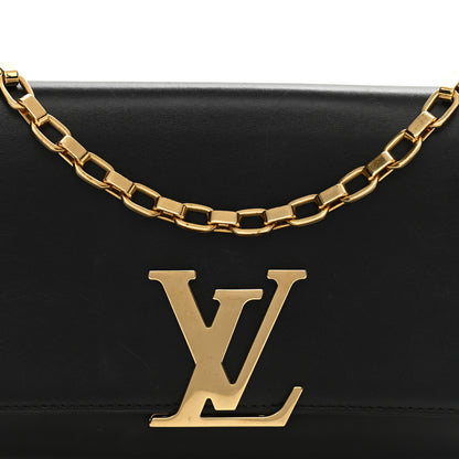 Louis Vuitton Calfskin Chain Louise GM Black 7 of 12