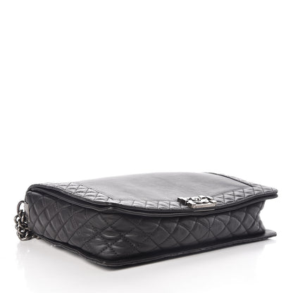 Chanel Calfskin Large Boy Reverso Flap Black 4 of 10