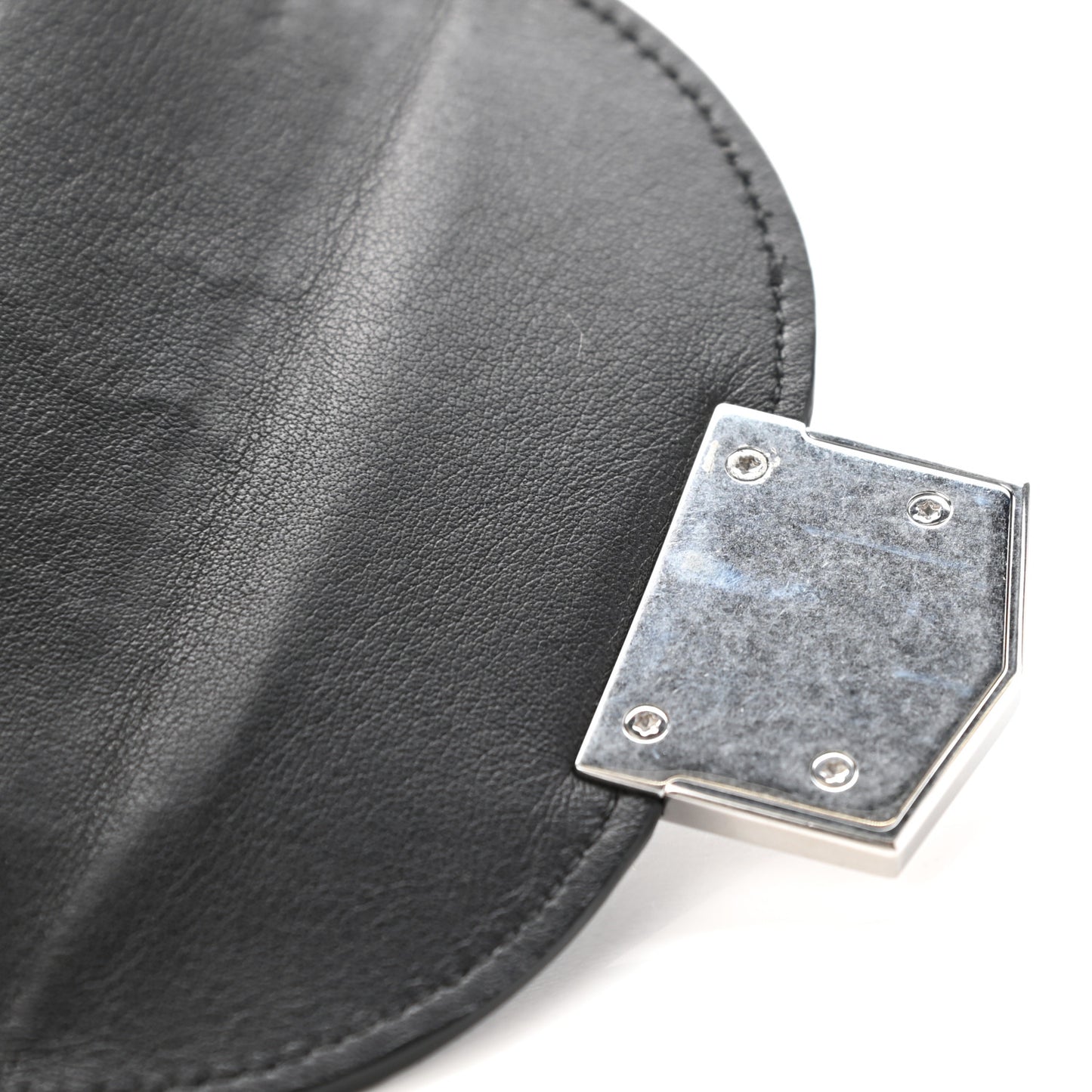 Grained Calfskin Small Trotteur Multifunction Wallet Black