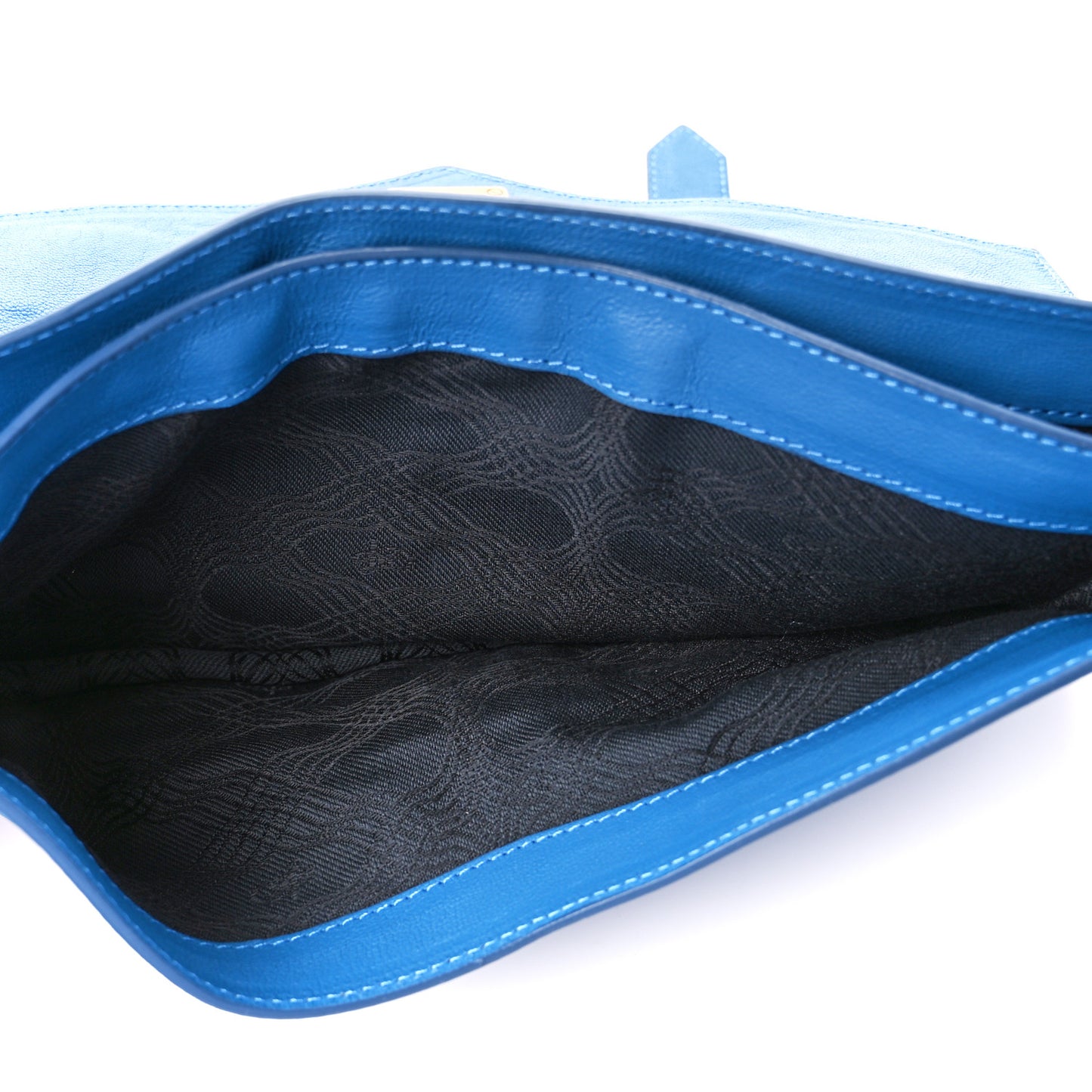 Lambskin PS1 Pochette Clutch Blue