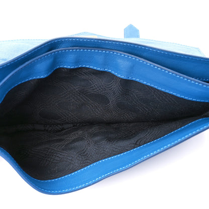 Proenza Schouler Lambskin PS1 Pochette Clutch Blue 6 of 14