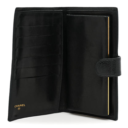 Chanel Caviar Timeless CC French Wallet Black 5 of 15