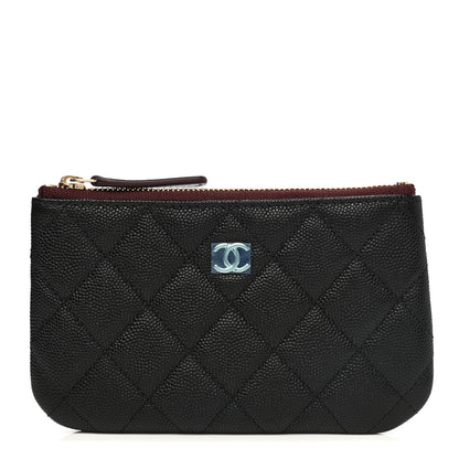 Chanel Caviar Quilted Small Cosmetic Case Black 1 of 8