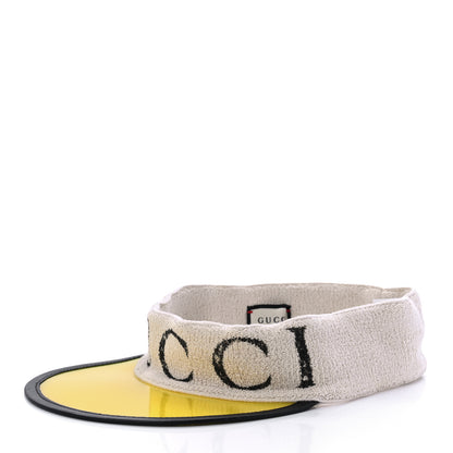 Gucci Vinyl Logo Visor M Yellow 1 of 8