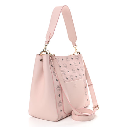 MCM Visetos Medium Aren Hobo Powder Pink 3 of 10
