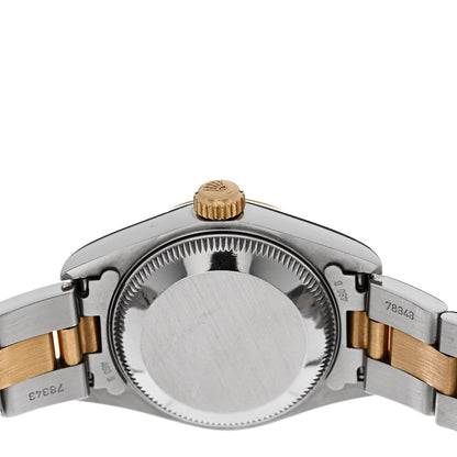 Rolex Stainless Steel 18K Yellow Gold 26mm Oyster Perpetual Datejust Watch Champagne 69173 4 of 4