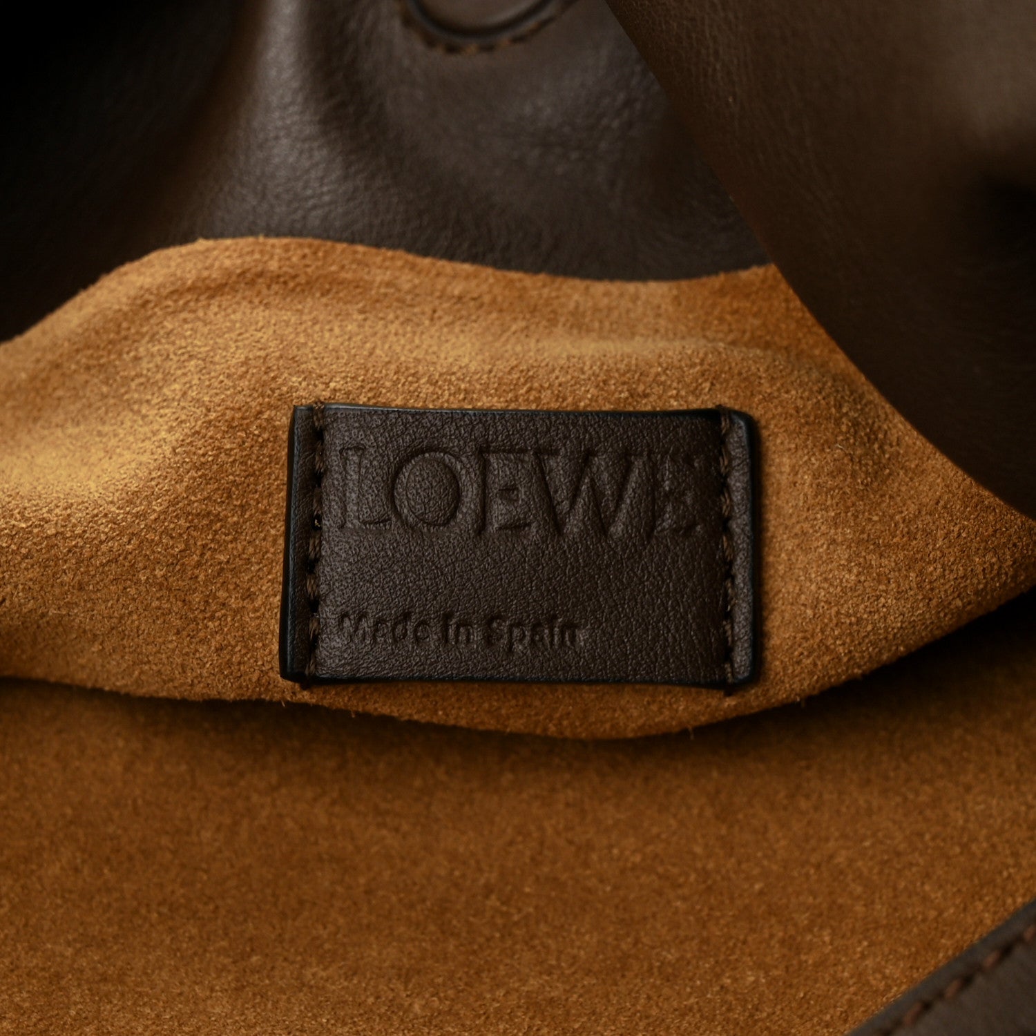 Loewe Nappa Medium Flamenco Knot Bag Chocolate 6 of 10