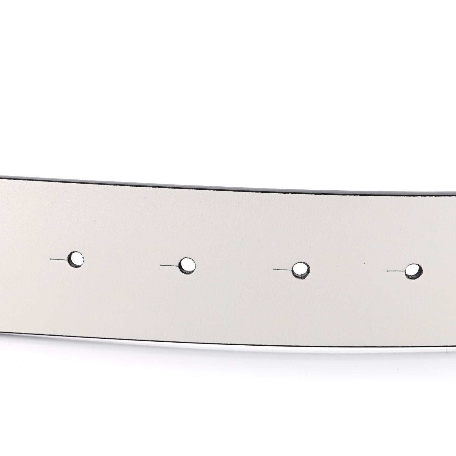 Chanel Calfskin CC Reversible Belt 90 Black White 3 of 5