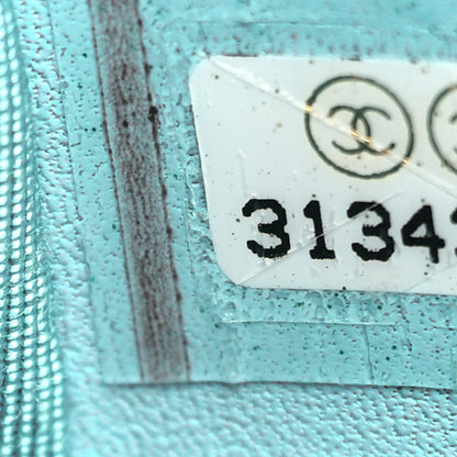 Chanel Denim Quilted Medium Chanel 19 Flap Neon Blue 7 of 10