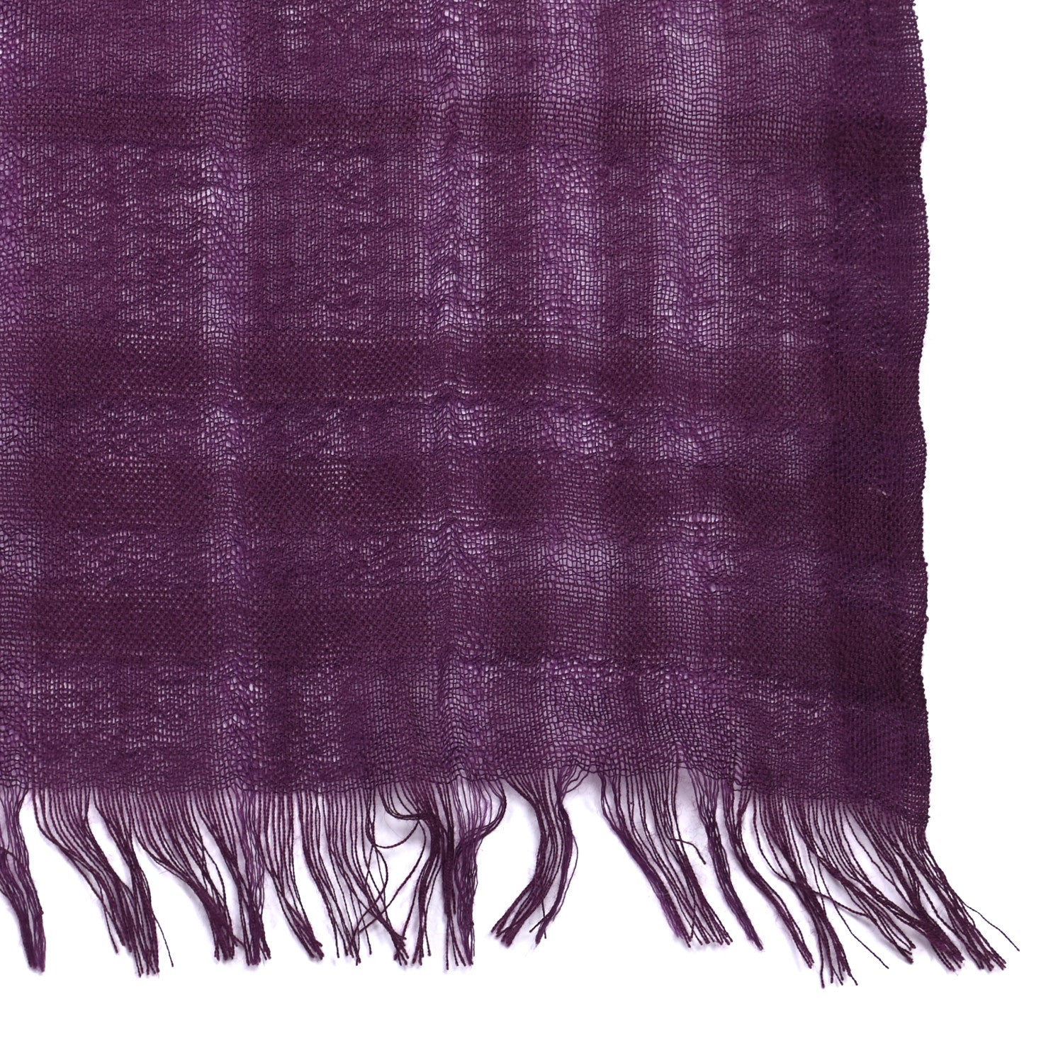 Burberry Cashmere Silk Scarf Purple 5 of 8
