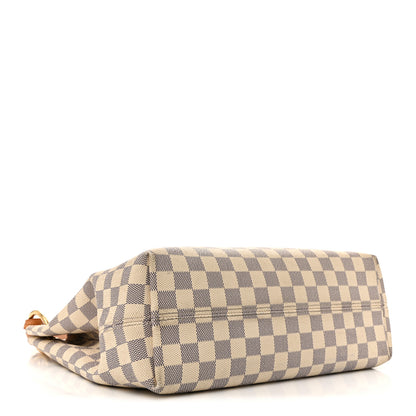 Louis Vuitton Damier Azur Graceful PM Rose Ballerine 4 of 14