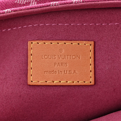 Louis Vuitton Monogram Denim Mini Pleaty Fuchsia 6 of 9