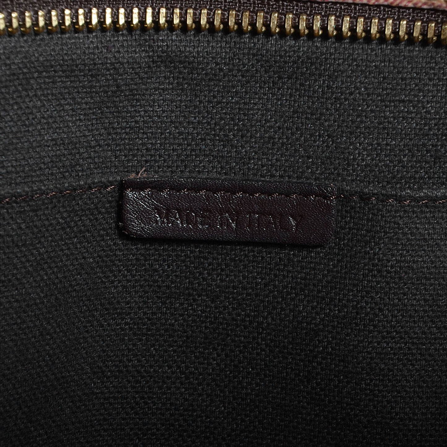 Haymarket Check Medium Tote Chocolate
