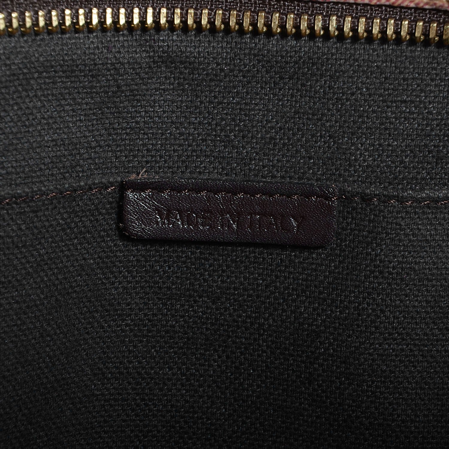 Burberry Haymarket Check Medium Tote Chocolate 10 of 11