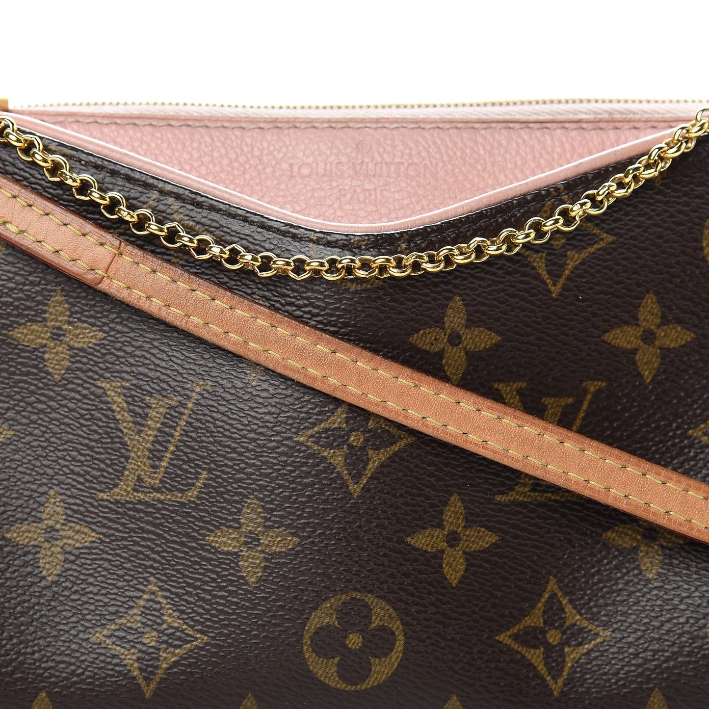 Monogram Pallas Clutch Rose Poudre