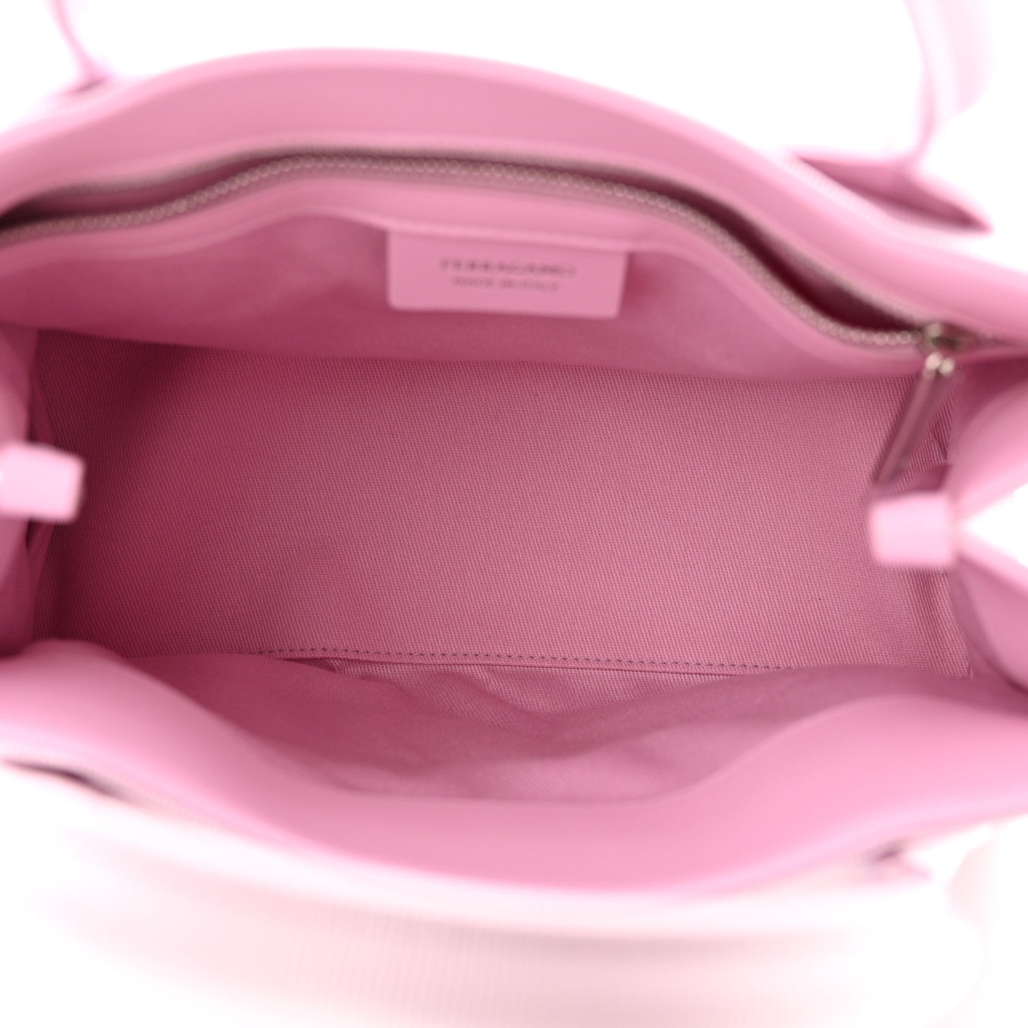 Salvatore Ferragamo SALVATORE FERRAGAMO Nylon Logo Printed Tote Pink 5 of 11