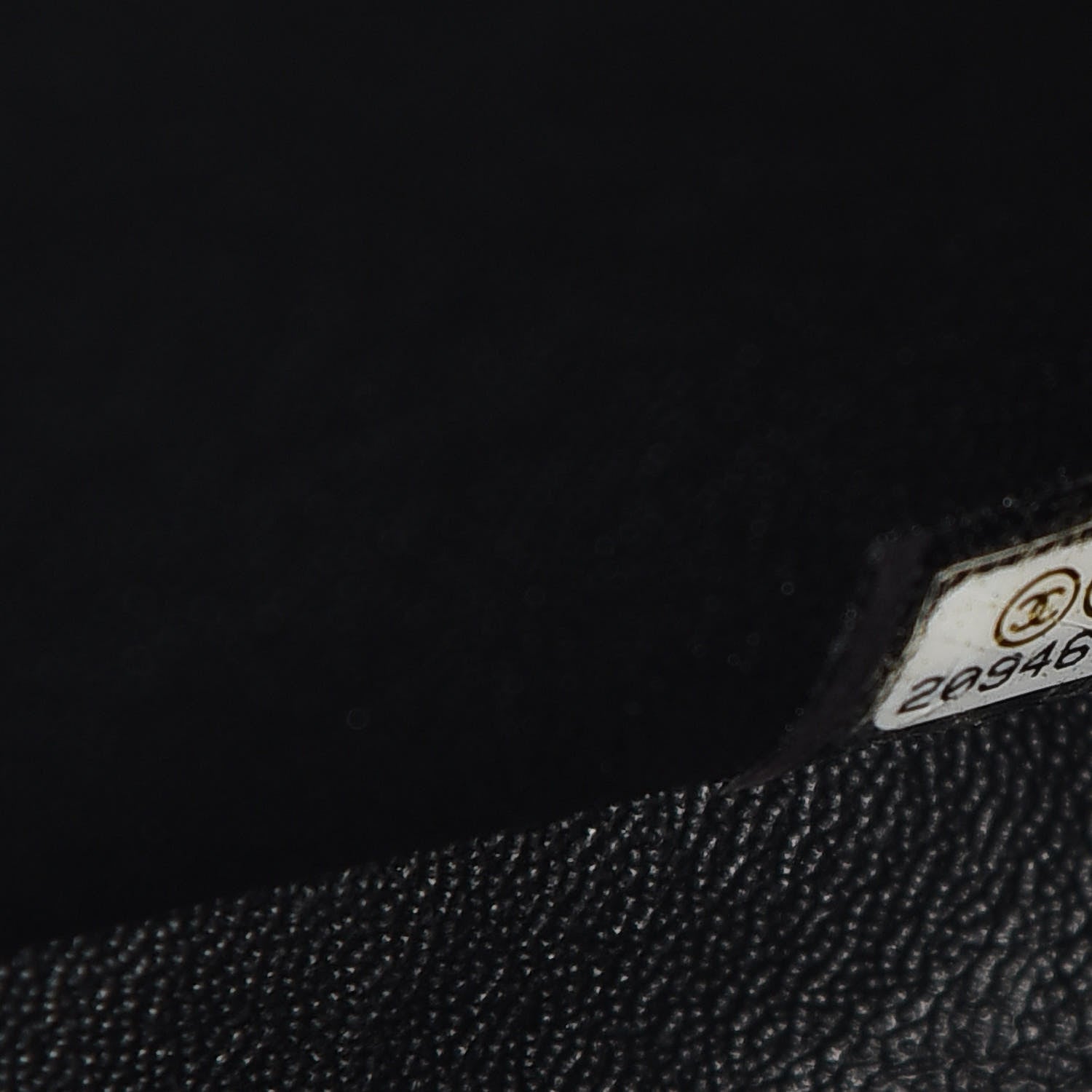 Chanel Lambskin Chevron Quilted Jumbo Double Flap So Black 7 of 12