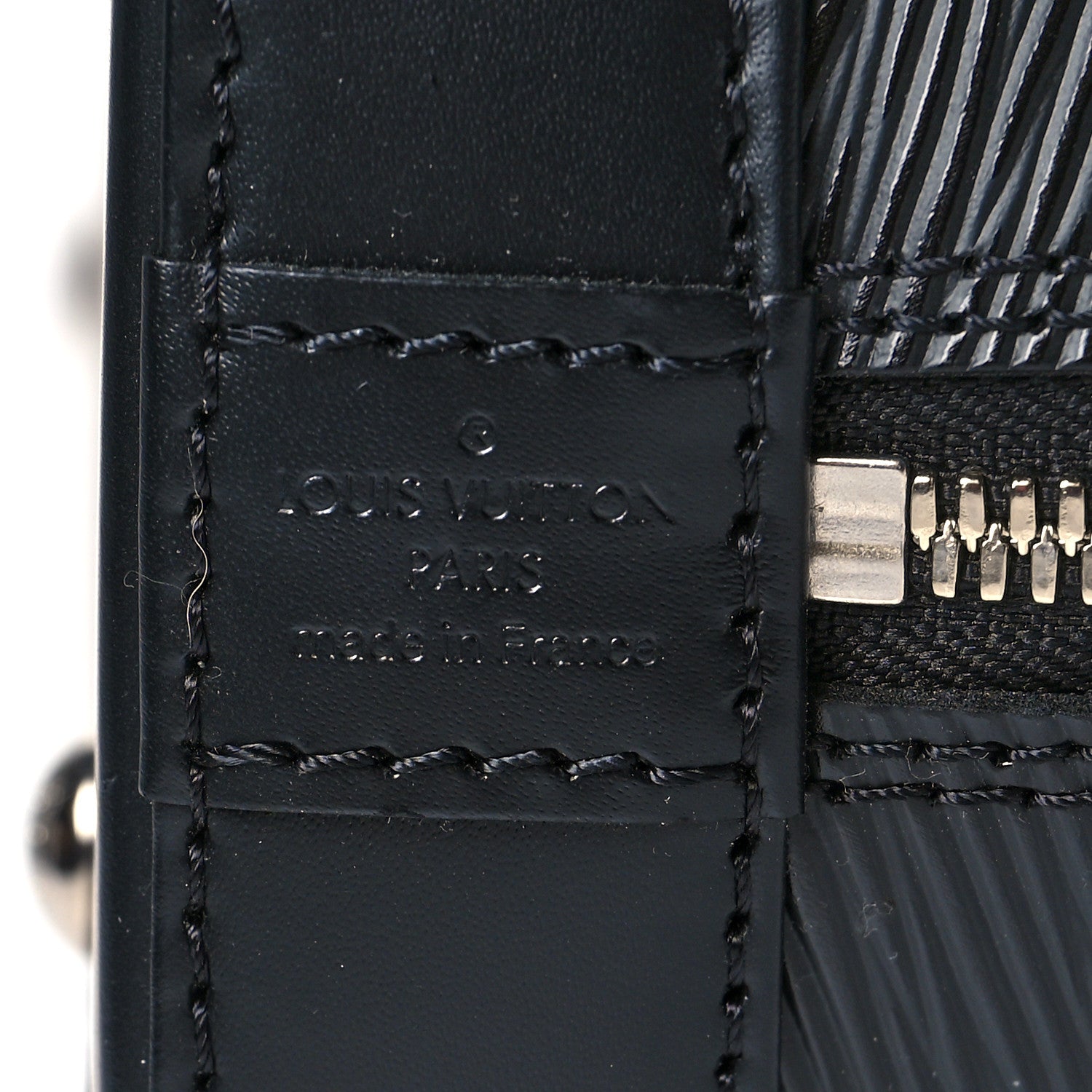Louis Vuitton Epi Alma BB Black 6 of 9