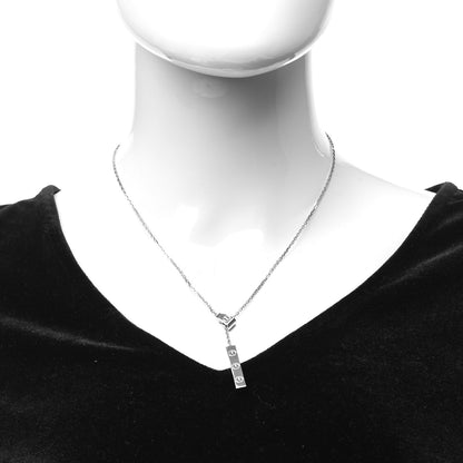Cartier 18K White Gold LOVE Lariat Necklace 2 of 6