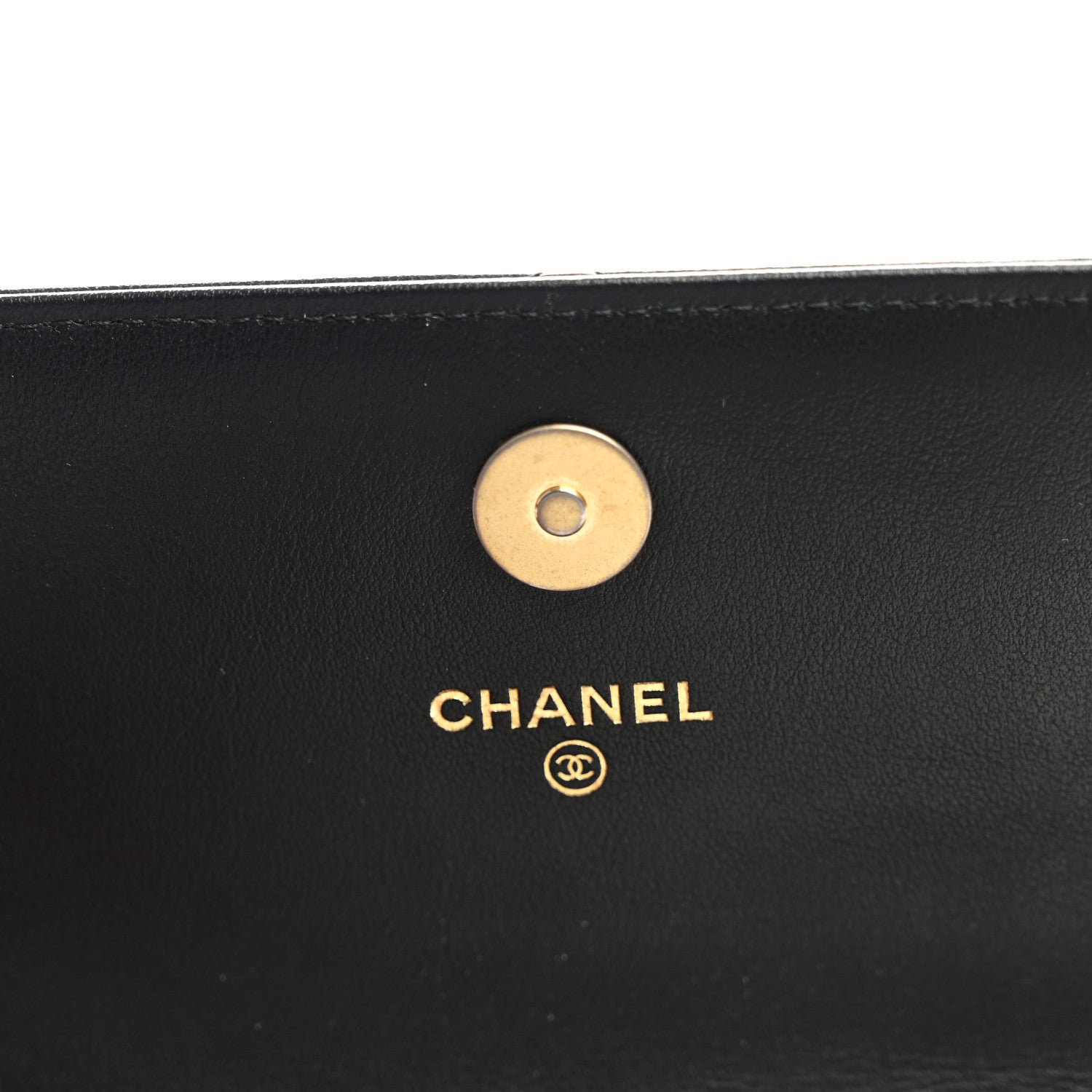 Chanel Lambskin Quilted Chanel 19 Flap Clutch Black 6 of 8