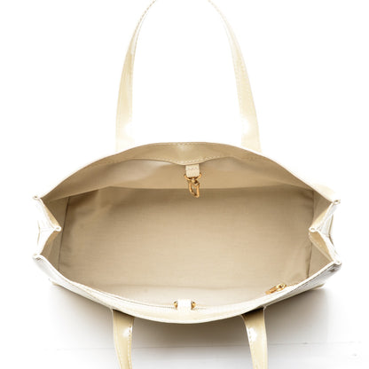 Louis Vuitton Vernis Wilshire PM Blanc Corail 5 of 6