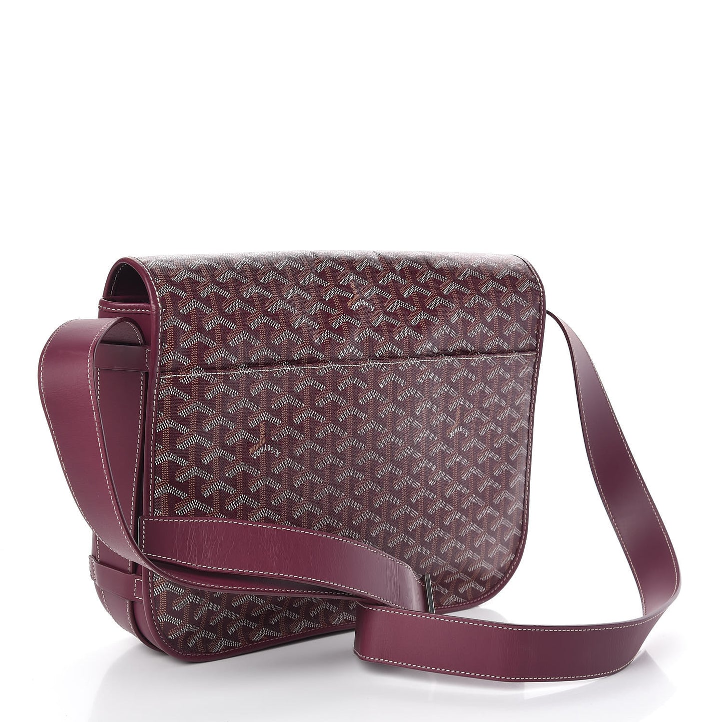 Goyardine Belvedere GM Messenger Bag Bordeaux
