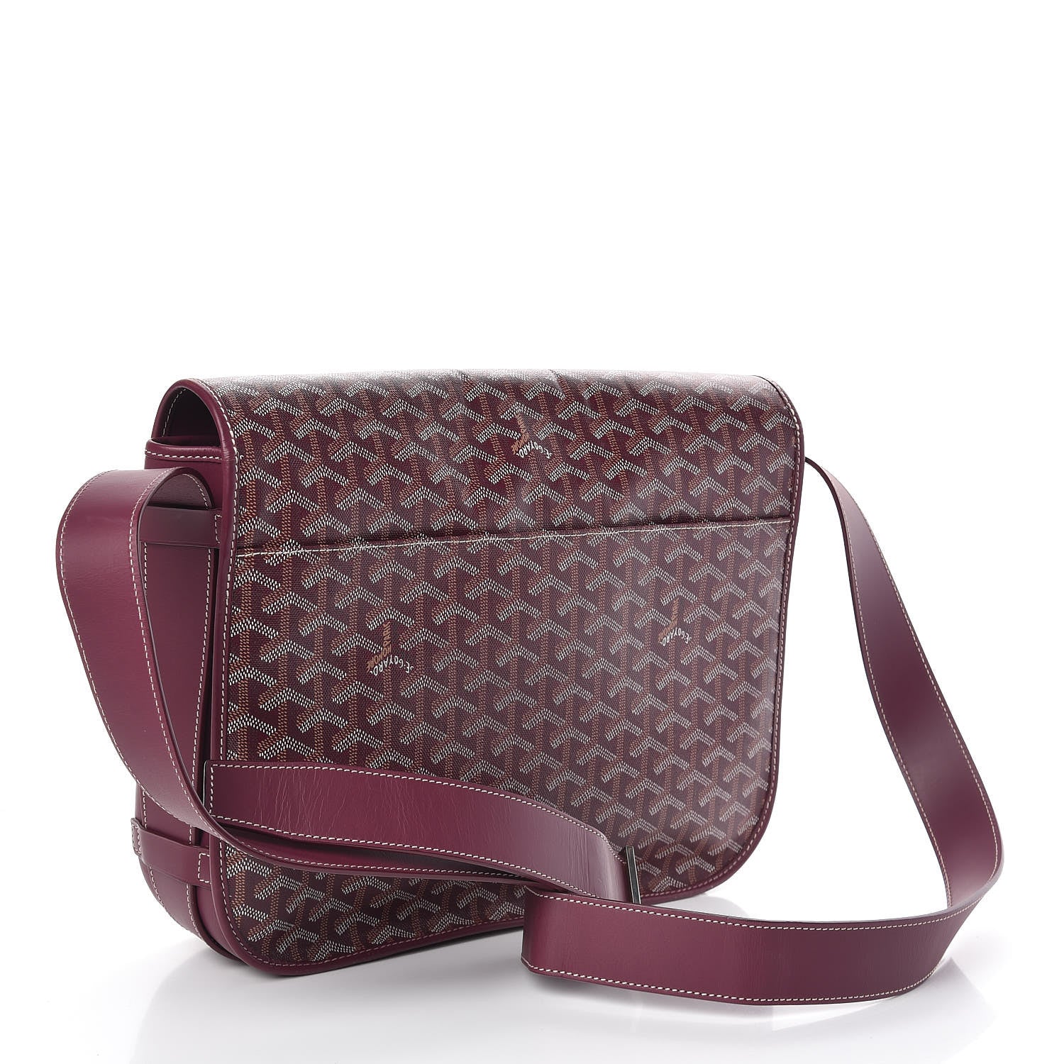 Goyard Goyardine Belvedere GM Messenger Bag Bordeaux 3 of 9