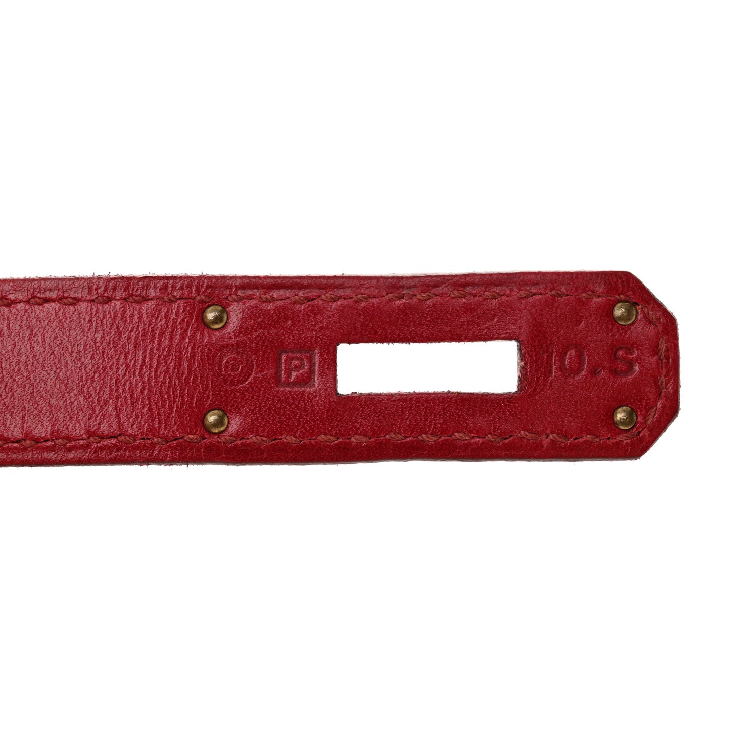 Hermes Tadelakt Ghillies Birkin 35 Rubis 7 of 20