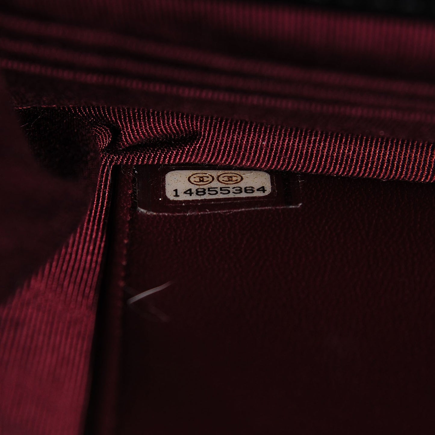 Lambskin Quilted Wallet On Chain WOC Black