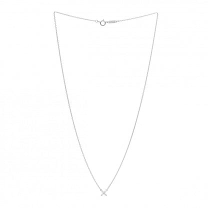 Tiffany Platinum Diamond Mini Victoria Necklace 3 of 5