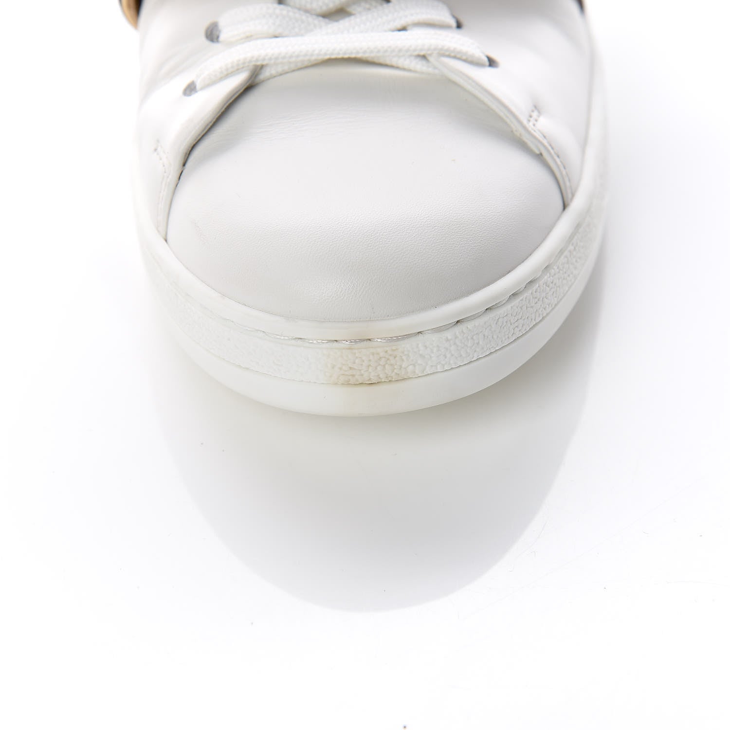Louis Vuitton Calfskin Monogram Frontrow Sneakers 38 White 12 of 15