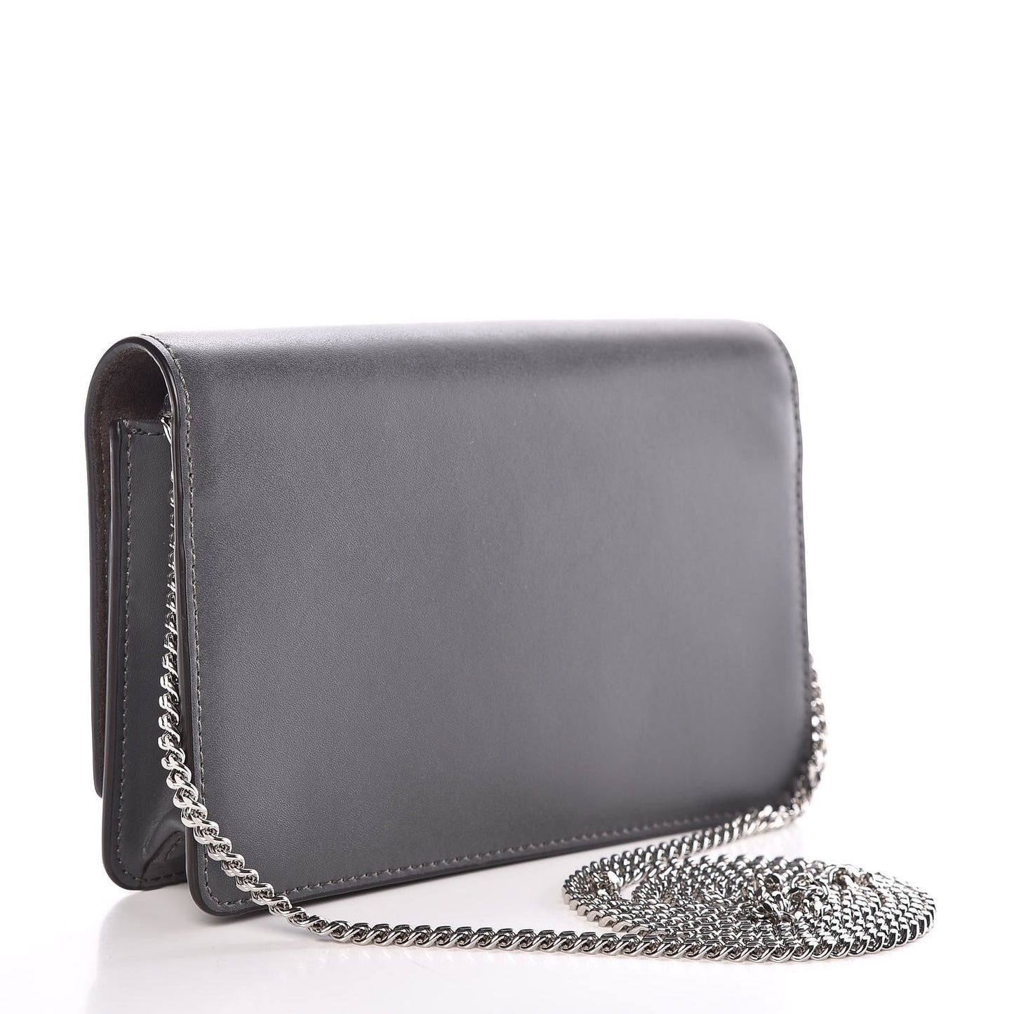 Vitello Liberty Studded Tube Wallet On Chain Asfalto Multicolor