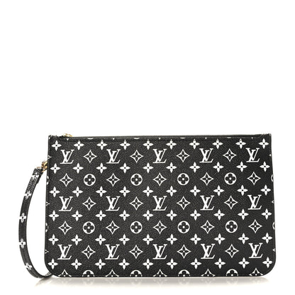 Louis Vuitton Monogram Giant Jungle Neverfull MM GM Pochette Black 1 of 6