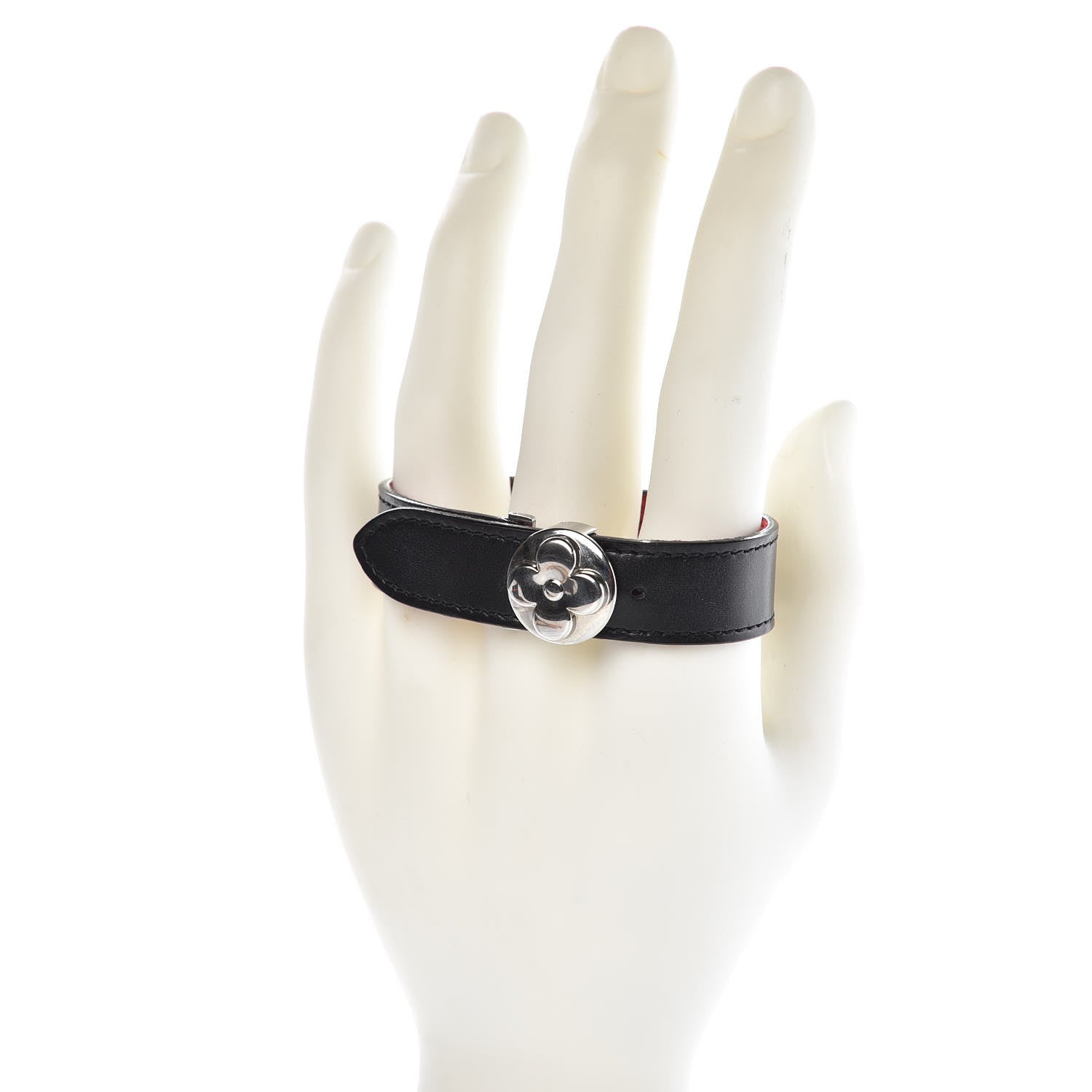 Louis Vuitton Mat Monogram Wish Bracelet Black 2 of 6