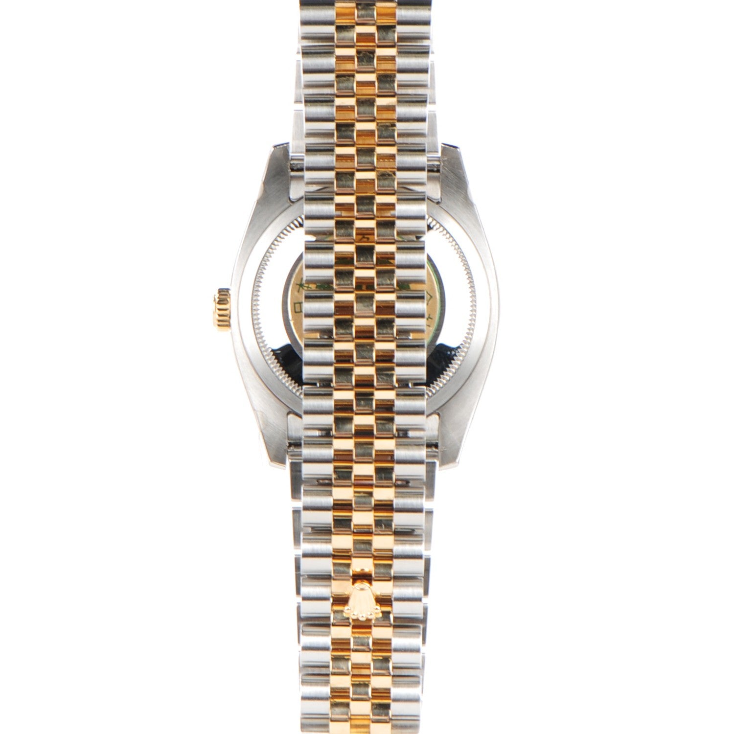 Rolex Stainless Steel 18K Yellow Gold 36mm Oyster Perpetual Datejust Watch Silver 116233 3 of 7