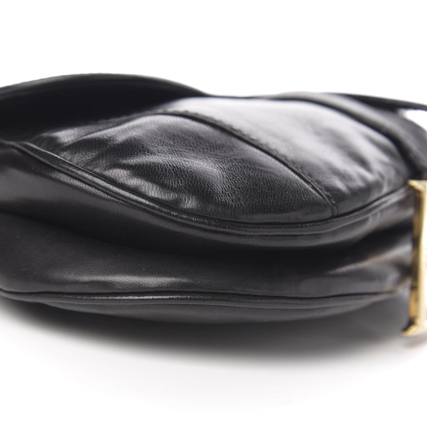 Calfskin Saddle Bag Black