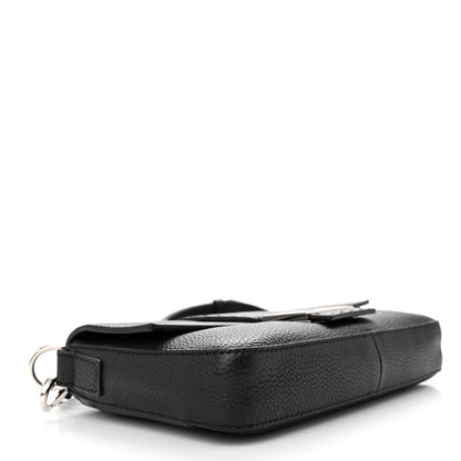 Fendi Cuoio Romano Selleria Belt Baguette Bag Black 4 of 12