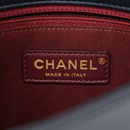 Chanel Sheepskin Quilted Small Vintage Mademoiselle Flap Dark Navy 6 of 13