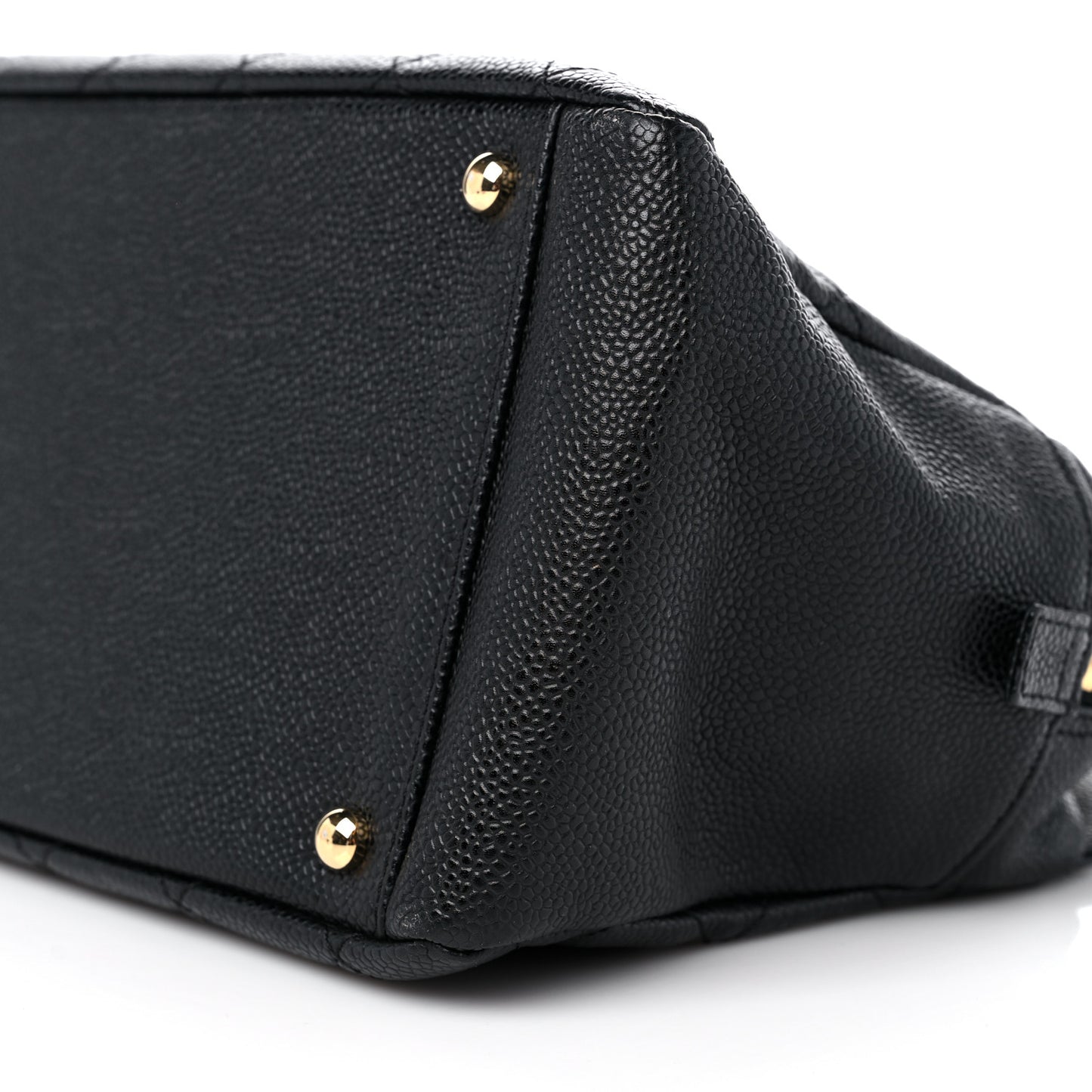 Caviar Quilted Petit Timeless Tote PTT Black
