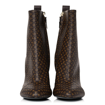 Louis Vuitton Nano Monogram Silhouette Ankle Boots 36 2 of 9