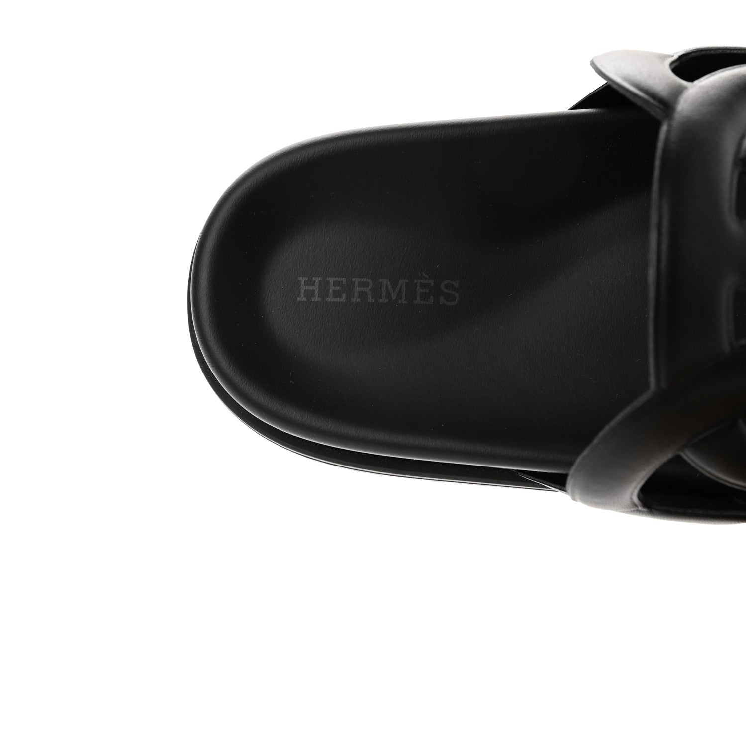 Hermes Nappa Extra Sandals 37 Black 7 of 10